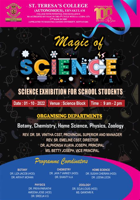 Magic Of Science Science Exhibition For School Students Stteresa