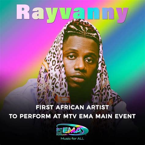 Rayvanny Becomes The 1st African Act To Perform At Mtv Ema — Citimuzik