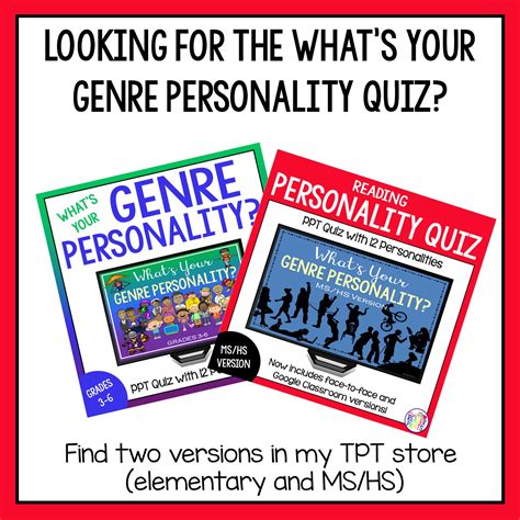Whats Your Genre Personality Poster Set Secondary Version Mrs