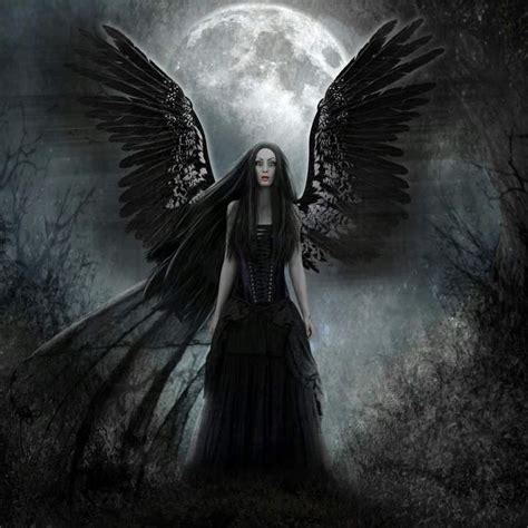 Nyx The God Of The Night In 2021 Fantasy Art Angels Dark Gothic Art