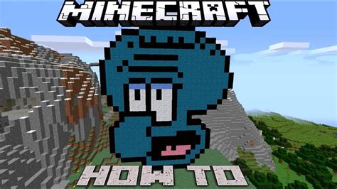 Minecraft ~8 Bit~ How To Squidward ~spongebob Squarepants~ Tutorial
