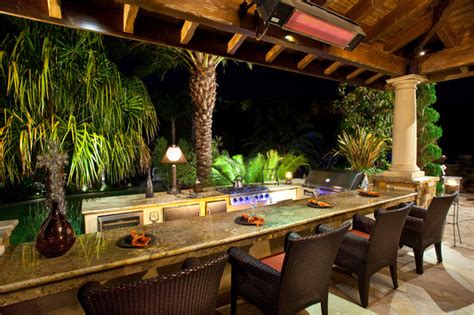Outdoor Kitchensbbqs Tropical Patio Orange County By