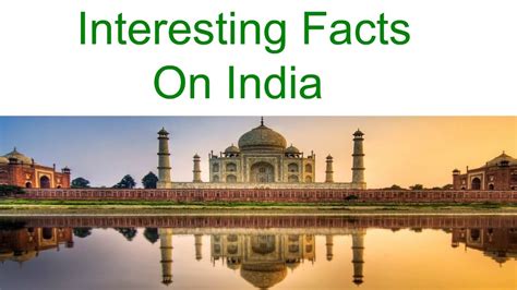 Interesting Facts On India That You Had No Idea About Youtube