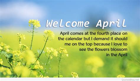 Best Hello April Quotes Cards Photos And Wallpaper Top 2017