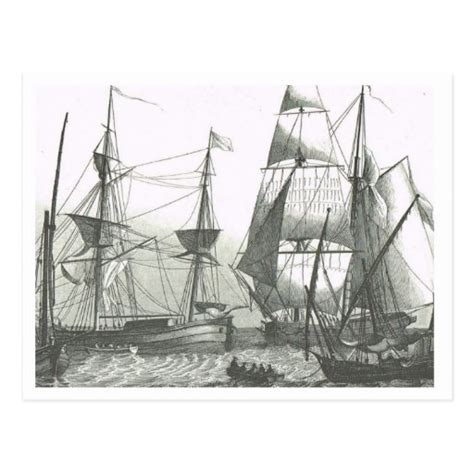 Merchant Ships 1800s Postcards Zazzle
