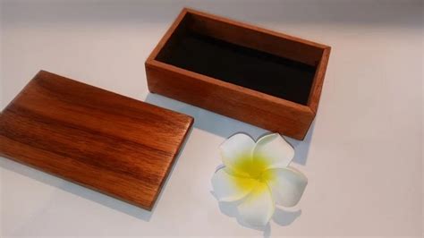 Solid Koa Wood Treasure Box Rectangular 5x3