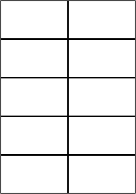 Blank Cue Cards Card Template Word New Free Printable Flash In Cue Card