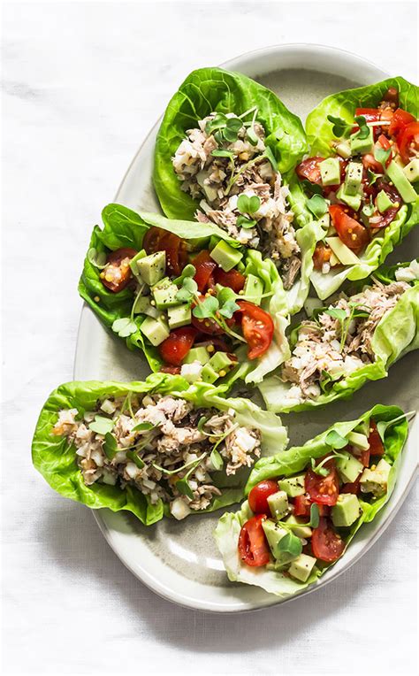 Avocado Tuna Salad Lettuce Boats Safe Catch