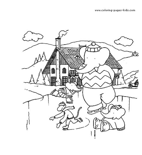 Shop for tonka toys and trucks. Babar color page - Cartoon Color Pages - printable cartoon ...