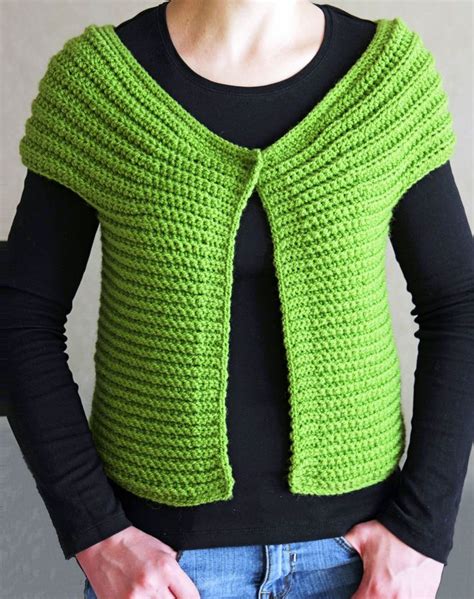 Easy Peasy H Kelbolero Weste Seelenw Rmer H Kelweste F R Anf Nger Crochet Sweater Crochet