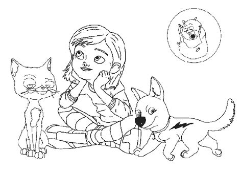 Disney Bolt Coloring Pages Coloring Pages 🎨