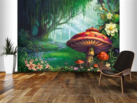 Enchanted Forest Wallpaper Mural By Philip Straub