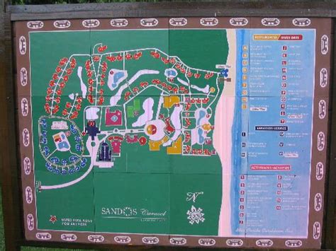 Mapa Del Hotel Picture Of Sandos Caracol Eco Resort Playa Del Carmen