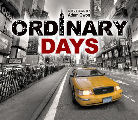 Ordinary Days ~ A Musicalshow The Lyric Theatre