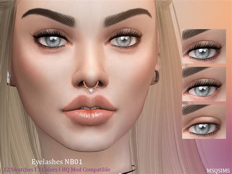 The Sims Resource Eyelashes Nb01