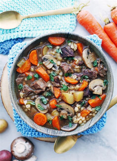 Try our instant pot beef and veggie minestrone soup recipe. Instant Pot Beef Barley and Mushroom Soup — Yay! For Food