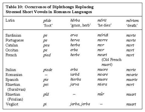 Romance Languages Linguistic Characteristics Of The Romance Languages