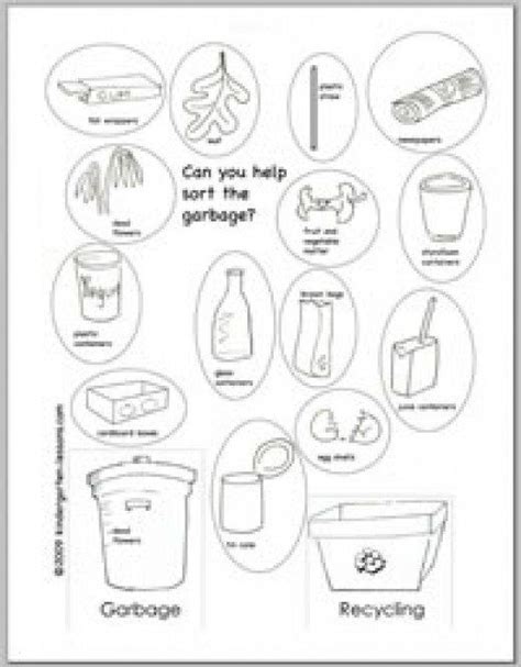 Recycling Worksheets For Kids Artofit