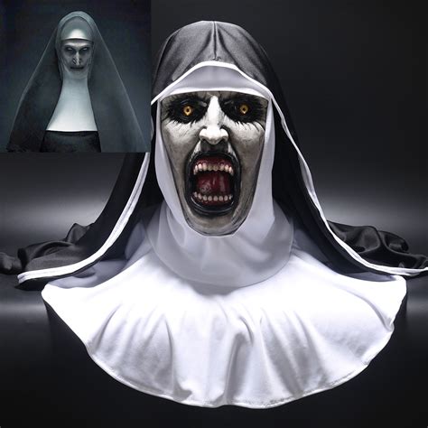 2018 The Nun Horror Mask Cosplay Valak Scary Latex Masks