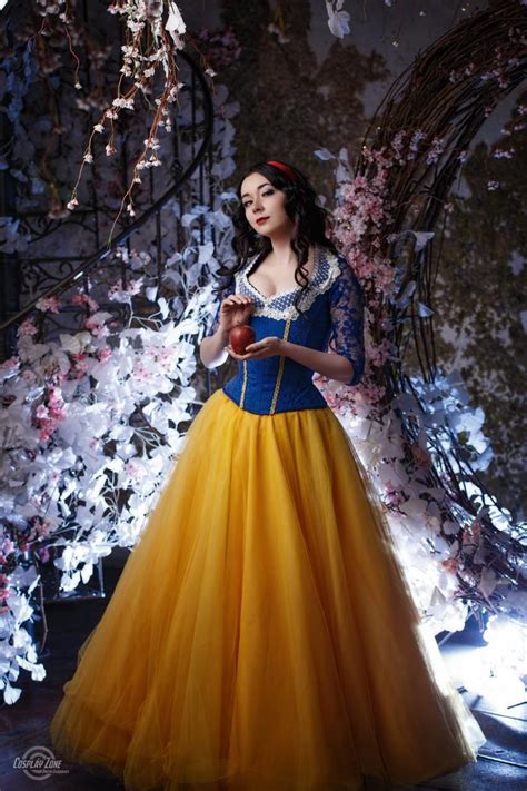 Snow White Disney Dress Costume Cosplay Gown Womens Etsy Disney
