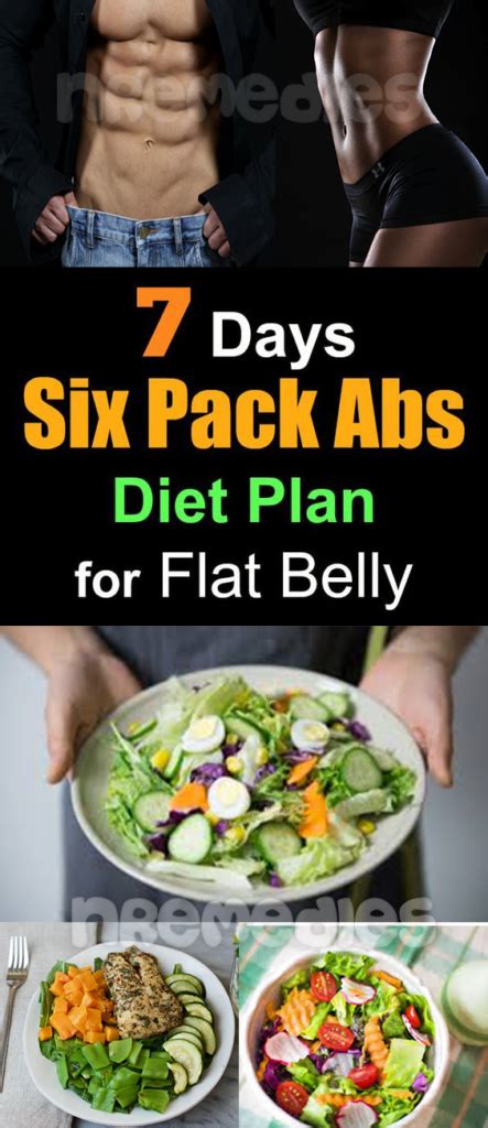 Easy Six Pack Abs Diet Seven Days Plan For Flat Stomach Six Pack Abs
