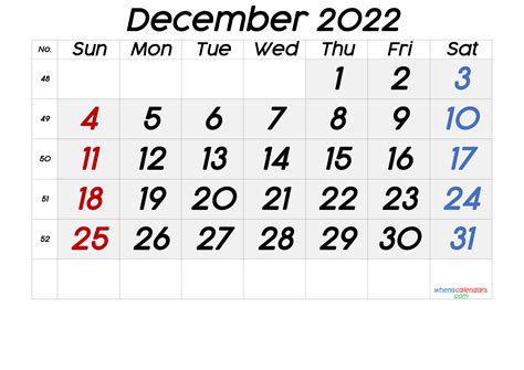 Editable Calendar January 2022