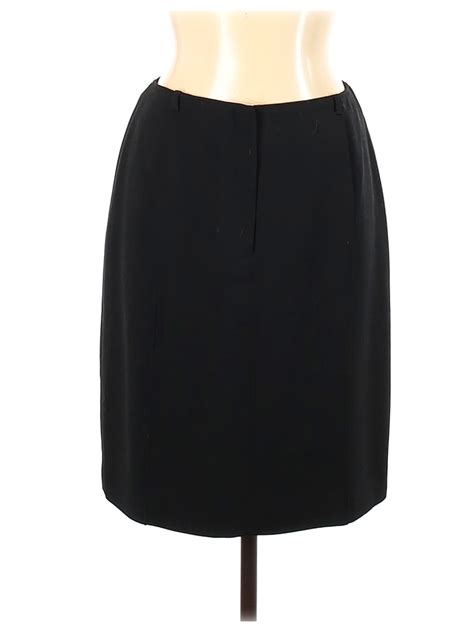 Jones New York Women Black Wool Skirt 10 Ebay