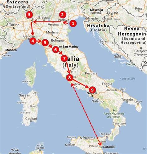 Italy In Weeks Amazing Days Itinerary Including Sicily Italy Trip Planning Italy