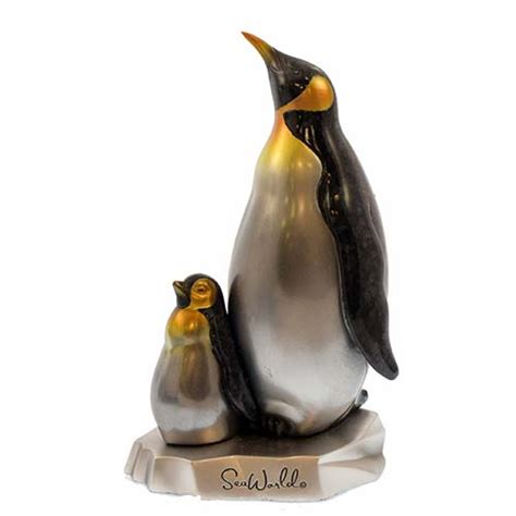 Shop At Disney Store SeaWorld Resin Figure Emperor Penguins And Get