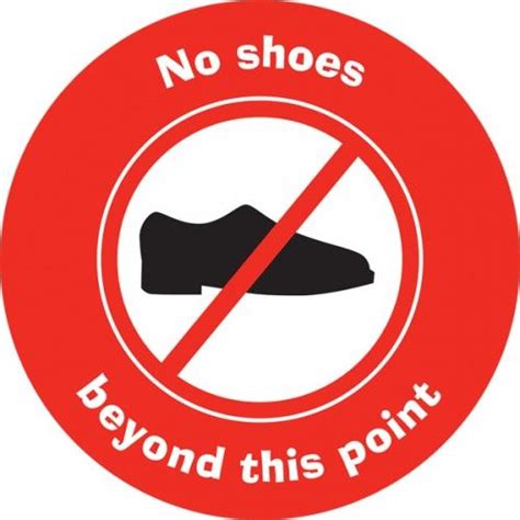 No Shoes Sign Printable Printable Word Searches