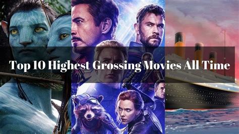 Top 10 Highest Grossing Movies Of All Time 2019 Youtube