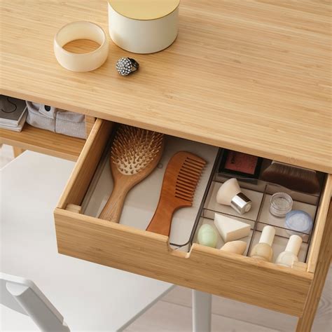 You can add to the atmosphere of your room and prove to be very choose the right vanity desk or dressing table entails a major study for the style and color and purpose. NORDKISA Dressing table - bamboo - IKEA