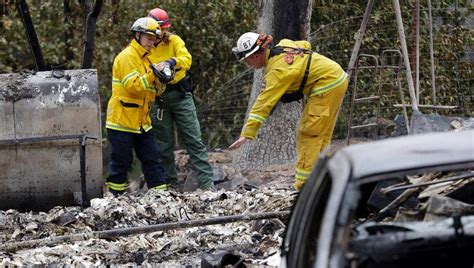 Search Crews Seek People Missing Feared Dead In California Wildfires