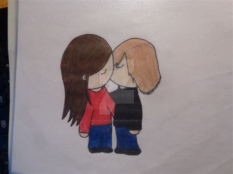 Chibi Kissing By Coondycreations On Deviantart
