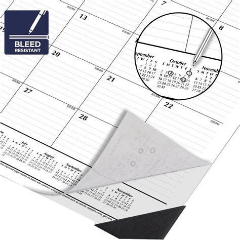 At A Glance Classic Monthly Desk Pad Julian Dates Monthly 12