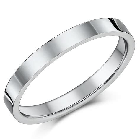 The width of the ring is 4mm but can be made in any thickness you would like. 3mm Flat Court Sterling Silver Wedding Ring Band ...