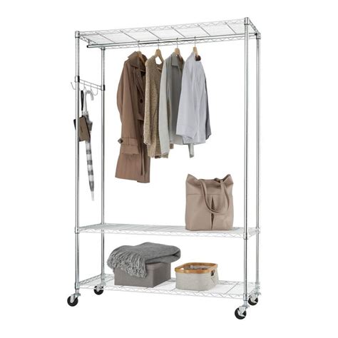 Rolling Clothing Racks Portable Closets At Lowes Com