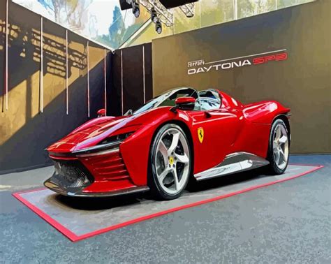 Aesthetic Ferrari Daytona 5d Diamond Painting