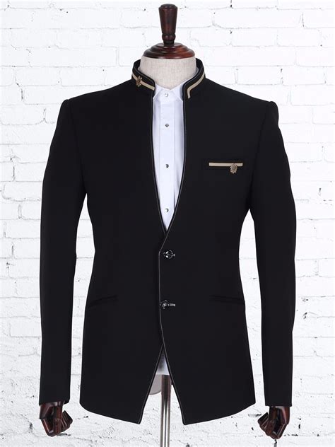 Plain Black Classy Terry Rayon Blazer Blazers For Men Mens Designer Blazers Blazer