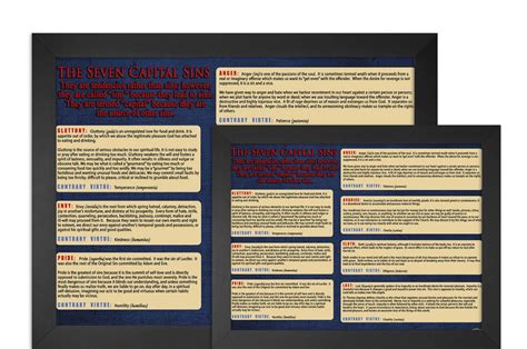 The Seven Capital Sins Explained Poster Catholic To The Max Online