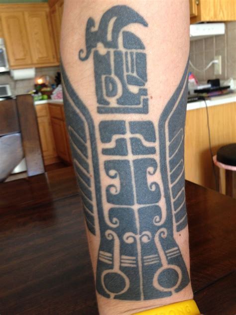 Aztec Eagle Right Arm Tattoos Aztec Arms