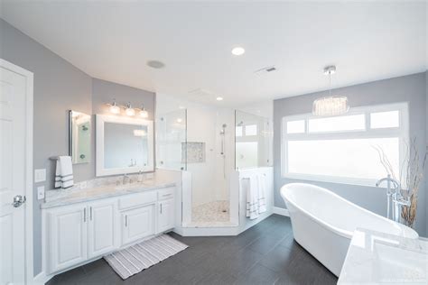 Modern Master Bathroom Remodel Nkba