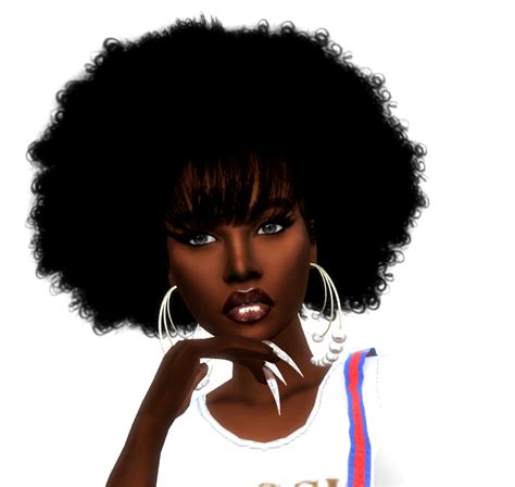 Curly Fro Pack Male And Female Sims 4 Black Hair Sims 4 Afro Hair