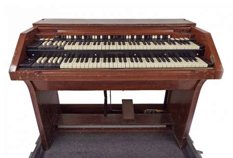 Hammond C3 Organ Made In Uk Serial No 98372 Within A Fitted Heavy