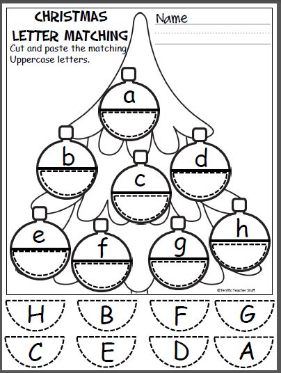Christmas Worksheets No Prep For Kindergarten Made By Teachers