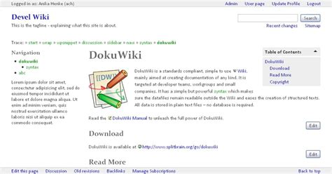 Php Wiki Software Phpwiki Is A Wiki Software That Uses Php And A