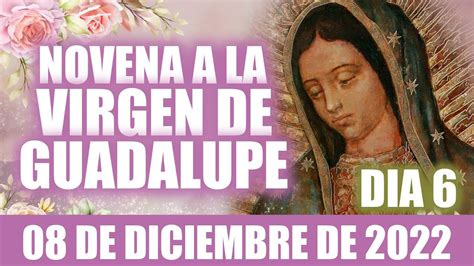 Novena A La Virgen De Guadalupe 🙏 Día 6 Hoy 08 De Diciembre De 2022