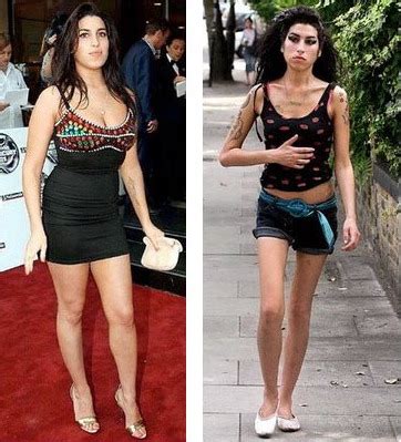 Isso è Ritimo Amy Winehouse Antes e Depois do álcool e das drogas
