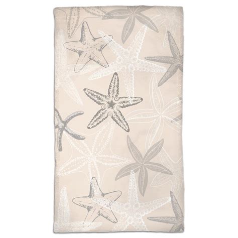 Starfish Coastal Bathroom Hand Towels Coastal Kitchen Etsy