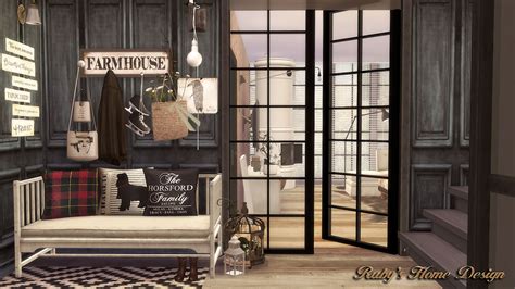 Sims 4 Furniture — Rubyred Sims Ts4 Neutral Chic House Download